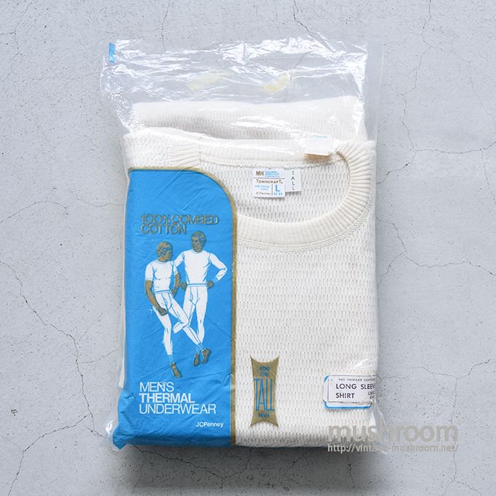 TOWNCRAFT L/S THERMAL UNDERWEAR（DEADSTOCK/LARGE�）