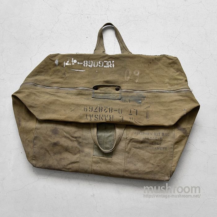 U.S.GOVERNMENT AVIATOR'S KIT BAG WITH STENCIL