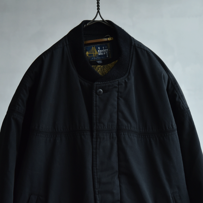 DERBY OF SAN FRANCISCO DERBY JACKET（42-44/BLK） - 古着屋