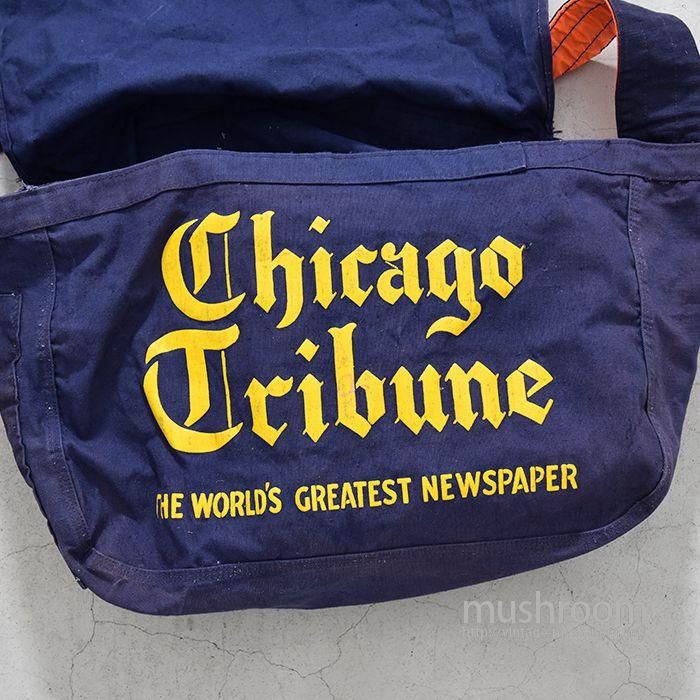 CHICAGO TRIBUNE NEWSPAPER CANVAS BAG（GOOD CONDITION