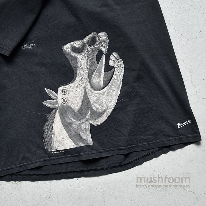 19,046円激レア 総柄 ピカソ Picasso 90年代ヴィンテージ Tシャツ ドラマール