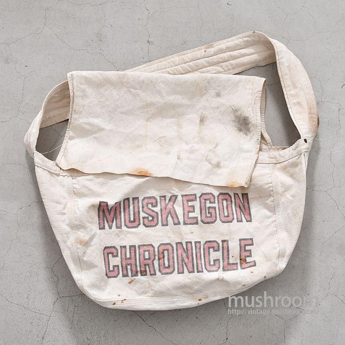 OLD NEWSPAPER BAG（WATER PRINT） - 古着屋 ｜ mushroom(マッシュルーム) ヴィンテージクロージングストア