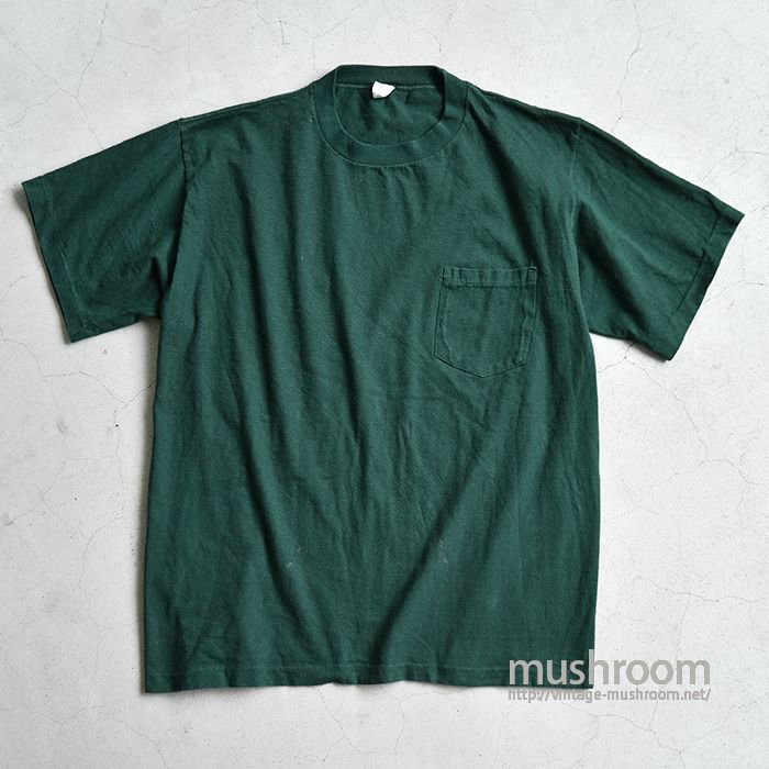 TOWNCRAFT PLAIN T-SHIRT WITH POCKET（X-LARGE）
