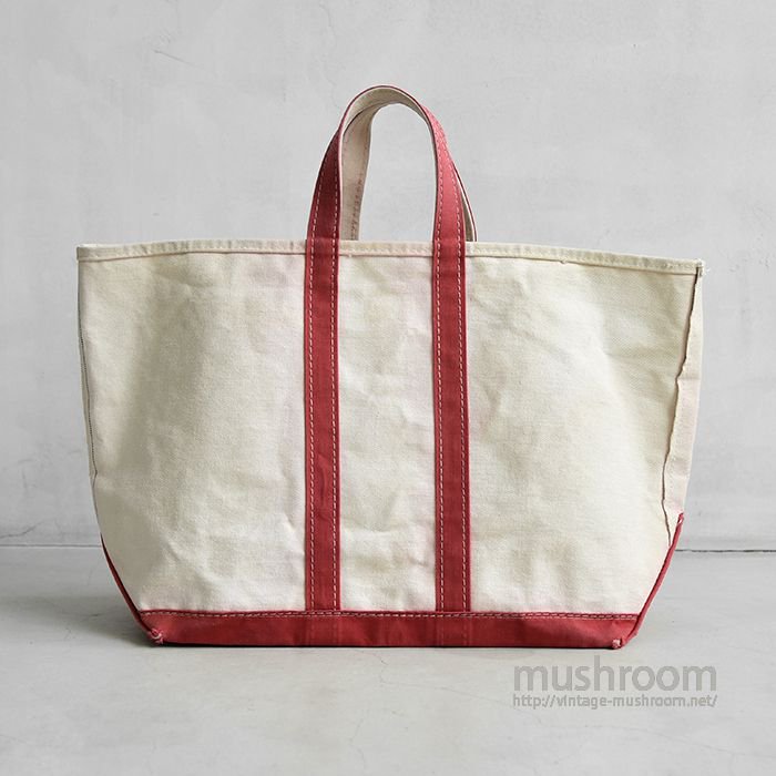 L.L.BEAN BOAT AND TOTE（NATURAL×RED）