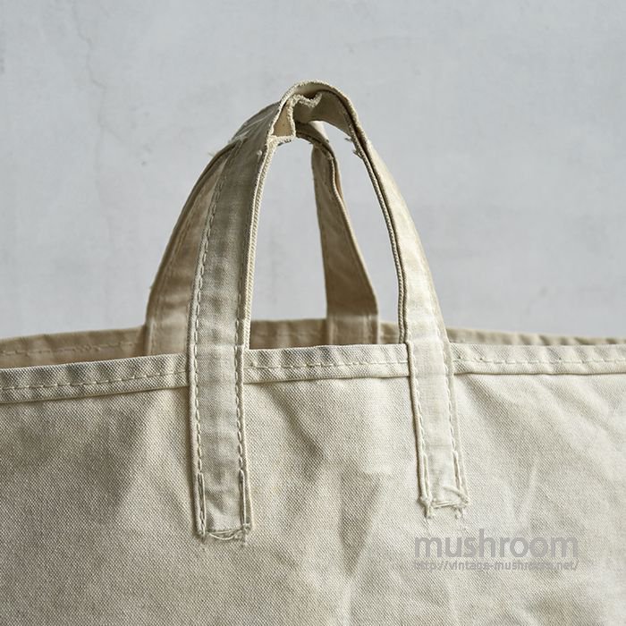 OLD CANVAS TOTE BAG WITH STENCIL - 古着屋 ｜ mushroom