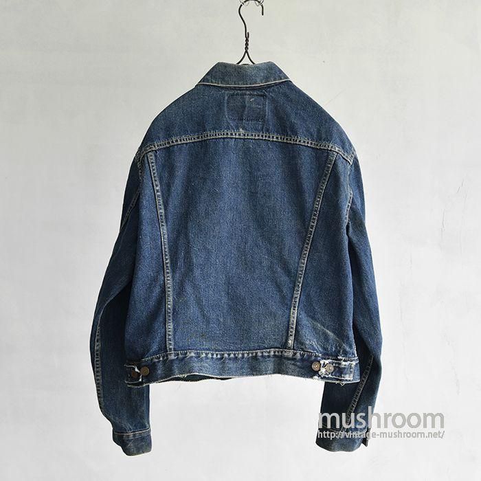 LEVI'S 557XX DENIM JACKET（SUPER DARK COLOR/SZ 40） - 古着屋 ｜ mushroom(マッシュルーム)  ヴィンテージクロージングストア