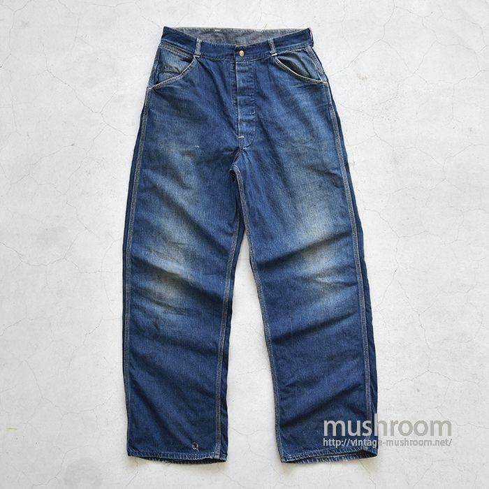 N&W DENIM WORK TROUSER - 古着屋 ｜ mushroom(マッシュルーム 