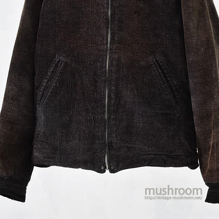 OLD BLACK CORDUROY SPORTS JACKET - 古着屋 ｜ mushroom