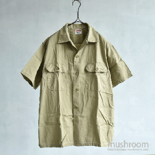 BIG MAC CHINO CLOTH S/S WORK SHIRTGOOD CONDITION/MEDIUM