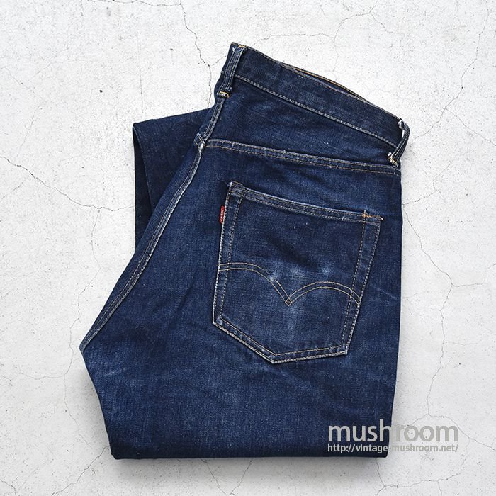 LEVI'S 505 BIGE JEANS WITH SELVEDGE