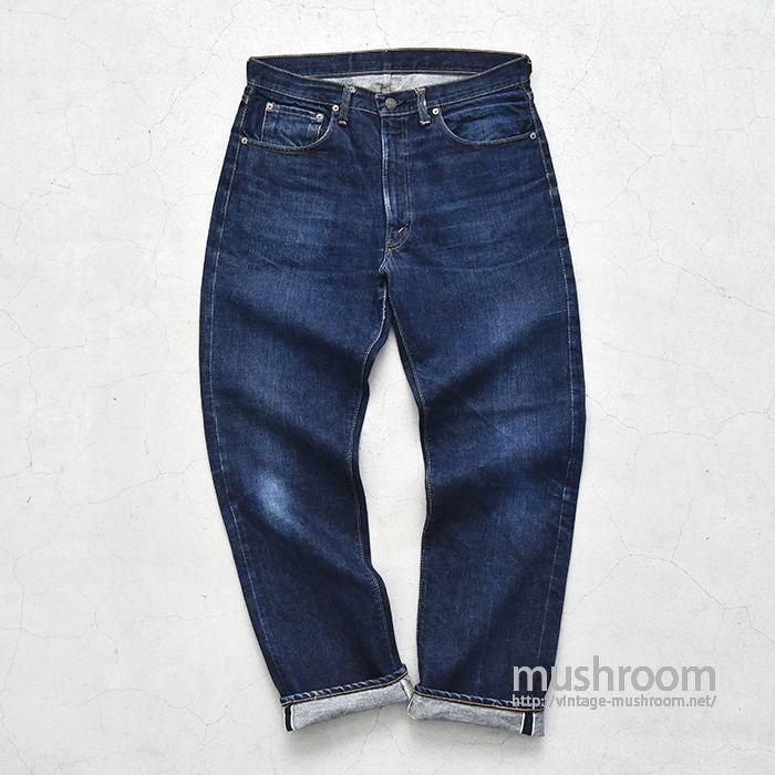 LEVI'S 505 BIGE JEANS WITH SELVEDGE - 古着屋 ｜ mushroom