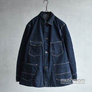 KEEN KUT DENIM COVERALL WITH LOCOMOTIVE TRAIN BUTTON42/DEADSTOCK