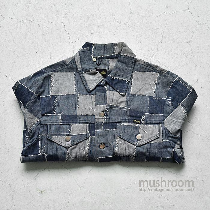 WRANGLER PATCHWORK DENIM JACKET（MAYBE.DEADSTOCK/42） - 古着屋 ...