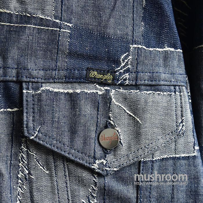 WRANGLER PATCHWORK DENIM JACKET（MAYBE.DEADSTOCK/42） - 古着屋
