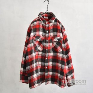 BRENT PLAID FLANNEL SHIRT（GOOD CONDITION/X-LARGE）