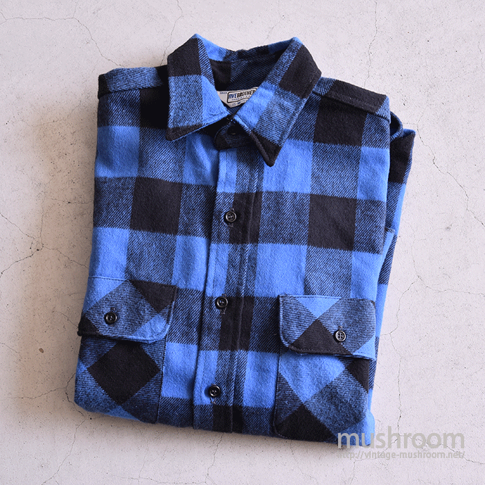 FIVE BROTHER PLAID FLANNEL SHIRT（DEADSTOCK/MEDIUM）
