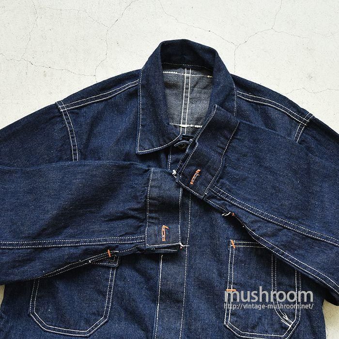 大戦期40's STANDARD OVERALL Denim Coverall STANDARD OVERALL DENIM COVERALL（1WASH/MINT） - 古着屋