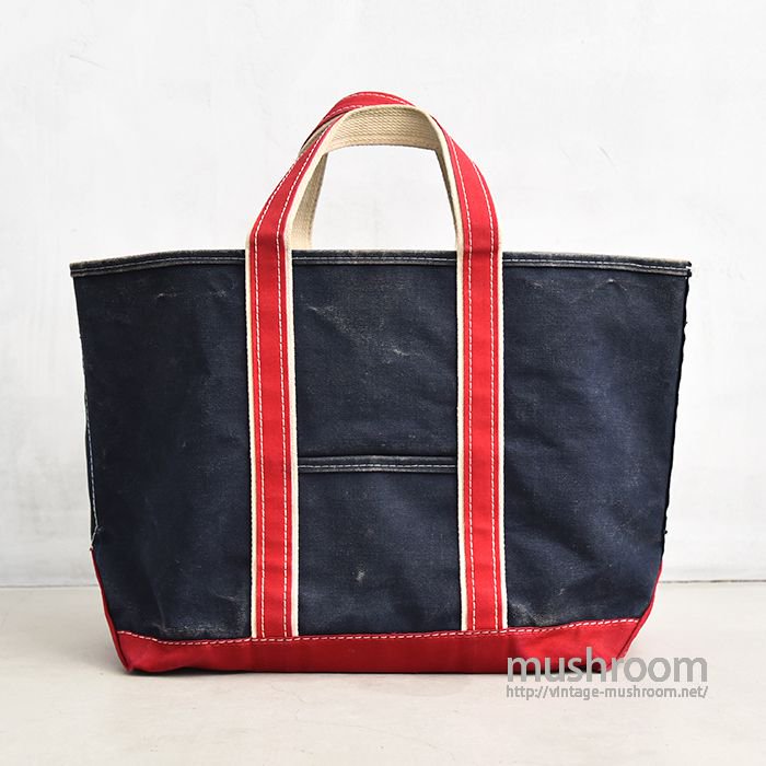 L.L.BEAN DELUXE TOTE（NVY×RED）