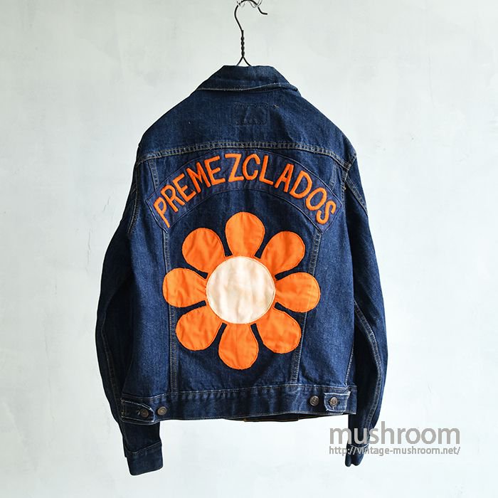 LEVI'S 70505-0217 DENIM JACKET WITH EMBROIDERED（42）