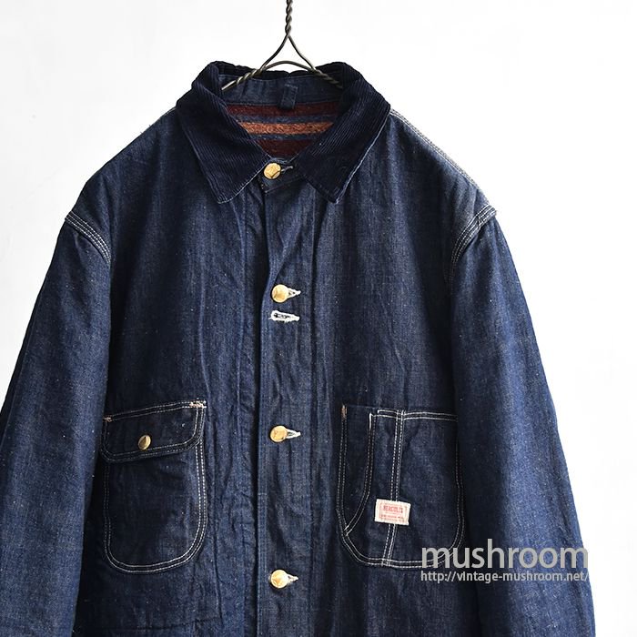 HERCULES DENIM COVERALL WITH BLANKET（2,3 WASHED） - 古着屋 ｜ mushroom