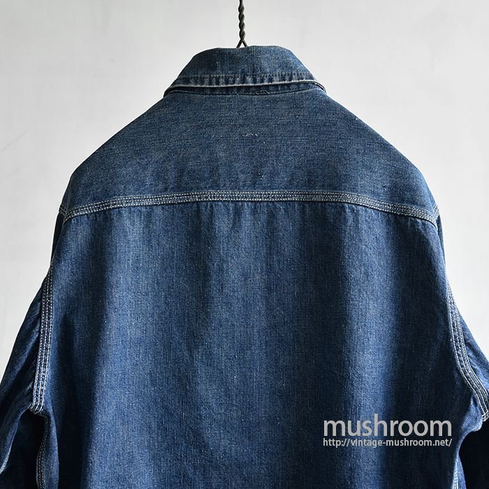 LEE 91-B DENIM WORK JACKET（42-REG/GOOD CONDITION） - 古着屋 ｜ Mushroom ...