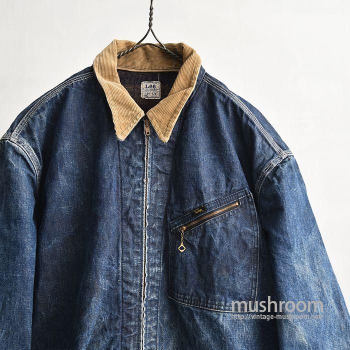 Lee 191-LB DENIM WORK JACKET(46 LONG) - 古着屋 | mushroom Lee 191-LB DENIM WORK JACKET(46 LONG) - 古着屋 | mushroom