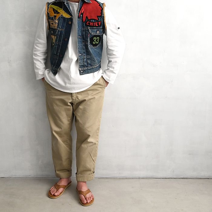 LEVI'S 507XX M/C DENIM VEST（SKULL EMBROIDERY） - 古着屋