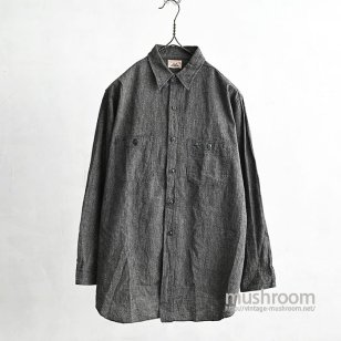 TRACTOR BLACK CHAMBRAY WORK SHIRTMINT 