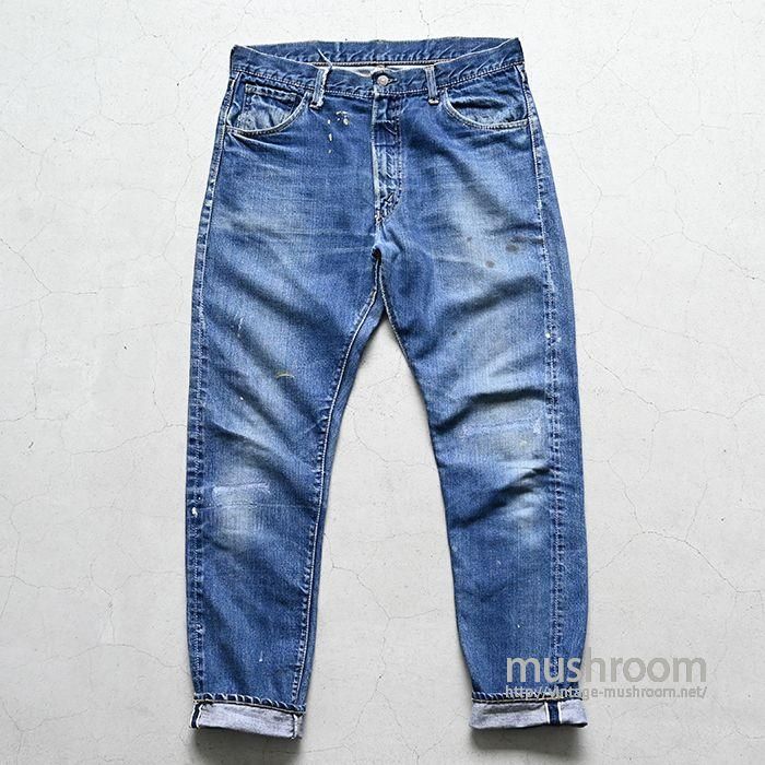 LEVI'S 606 BIGE JEANS WITH SELVAGE - 古着屋 ｜ mushroom