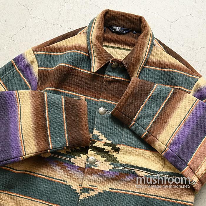 Polo by Ralph Lauren NATIVE PATTERN BLANKET JACKET（GOOD CONDITION