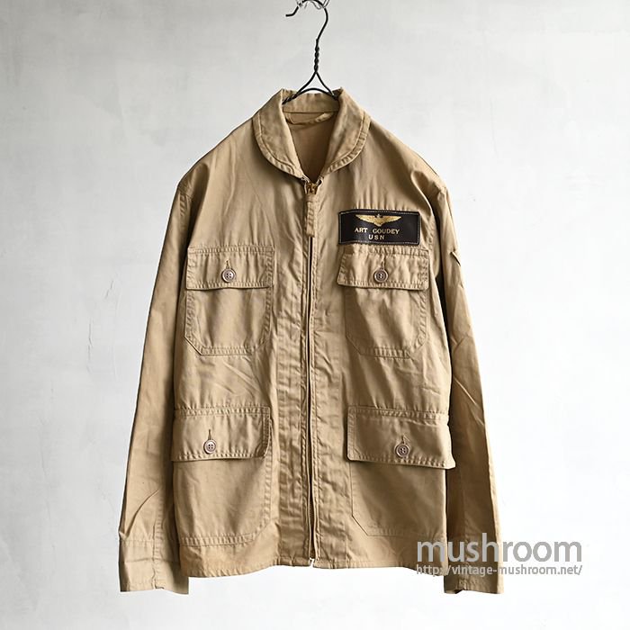 U.S.NAVY M-716 SUMMER FLIGHT JACKET（36/GOOD CONDITION） - 古着屋 ｜  mushroom(マッシュルーム) ヴィンテージクロージングストア