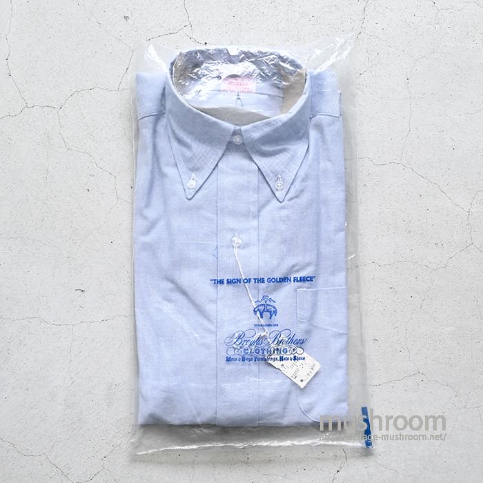 BROOKS BROTHERS OXFORD BD SHIRT（DEADSTOCK/BLUE/14-3）
