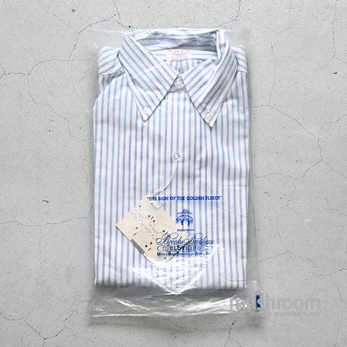 BROOKS BROTHERS OXFORD BD STRIPED SHIRT（DEADSTOCK/14-3）