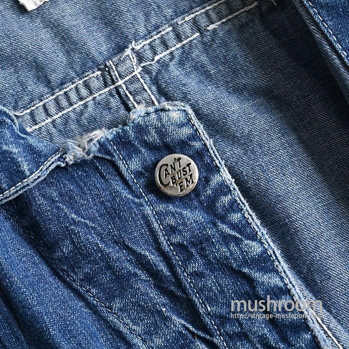 CAN'T BUST'EM DENIM JUMPERALLS - 古着屋 ｜ mushroom