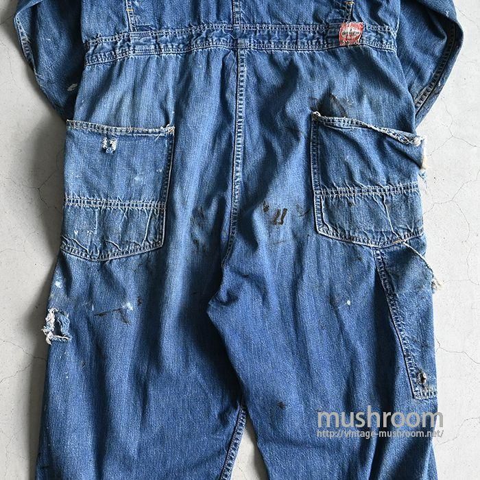 CAN'T BUST'EM DENIM JUMPERALLS - 古着屋 ｜ mushroom