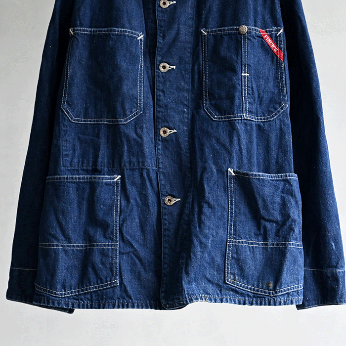 WW2 FINCK'S DENIM COVERALL(GOOD CONDITION) - 古着屋 WW2 FINCK'S DENIM COVERALL(GOOD CONDITION) - 古着屋