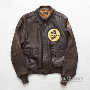 USAAF A-2 LEATHER FLIGHT JACKET42/GOOD CONDITION
