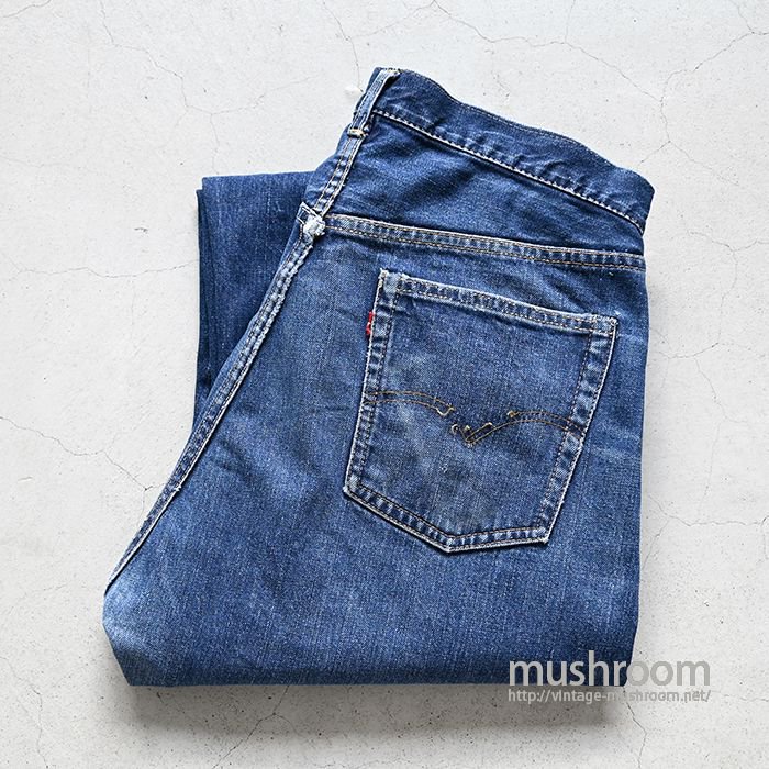 LEVI'S 505 BIGE JEANS WITH SELVEDGE