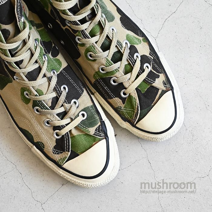 CONVERSE ALL-STAR HI CANVAS SHOES（83CAMO/GOOD CONDITION） - 古着