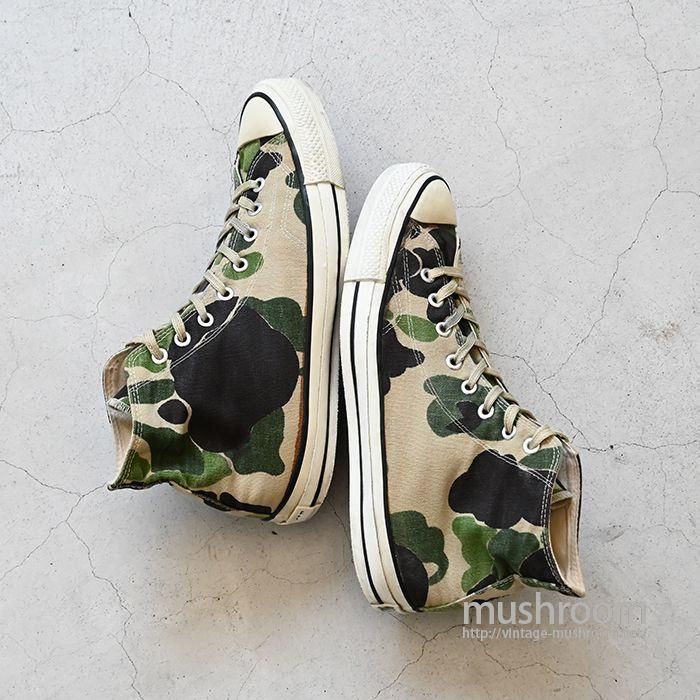 CONVERSE ALL-STAR HI CANVAS SHOES（83CAMO/GOOD CONDITION