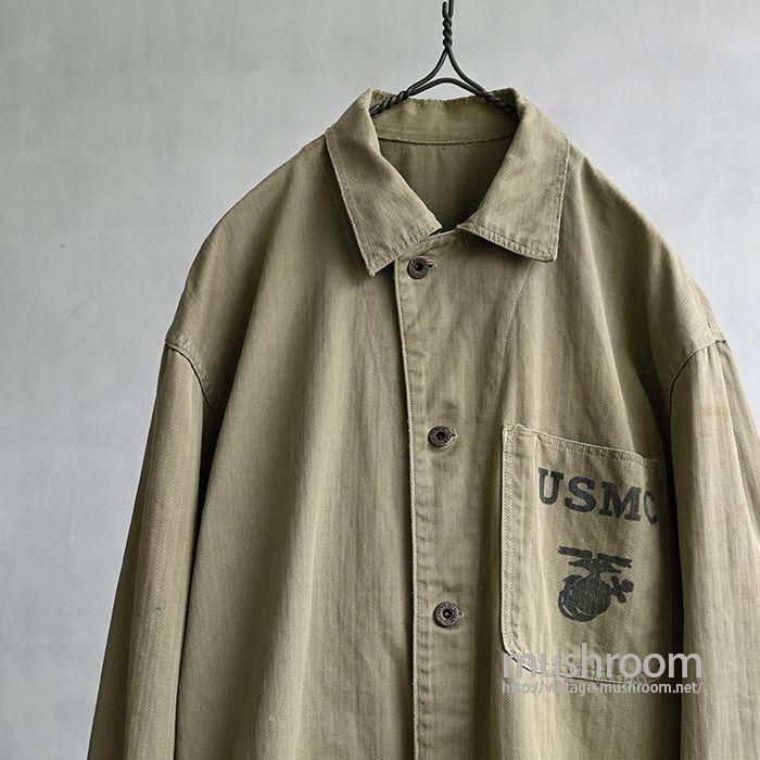 USMC P-41 HBT UTILITY JACKET WITH STENCIL（BIG SIZE） - 古着