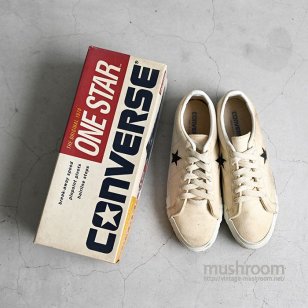CONVERSE ONE STAR LOW CANVAS SHOE WITH BOXUS8