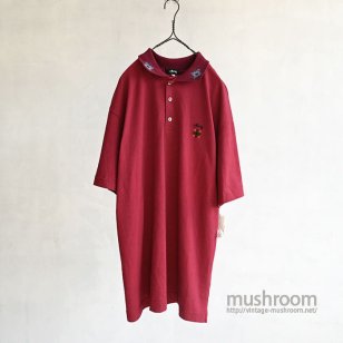OLD STUSSY S/S POLO SHIRT（DEADSTOCK/X-LARGE）