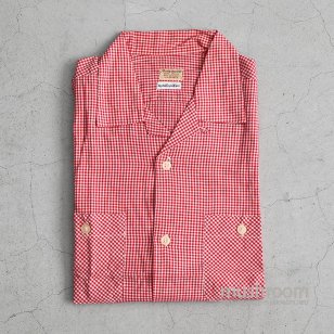 ARNOLD CONSTABLE GINGHAM CHECK S/S SHIRTMINT CONDITION