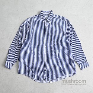 BROOKS BROTHERS STRIPED BD SHIRTGOOD CONDITION/X-LARGE
