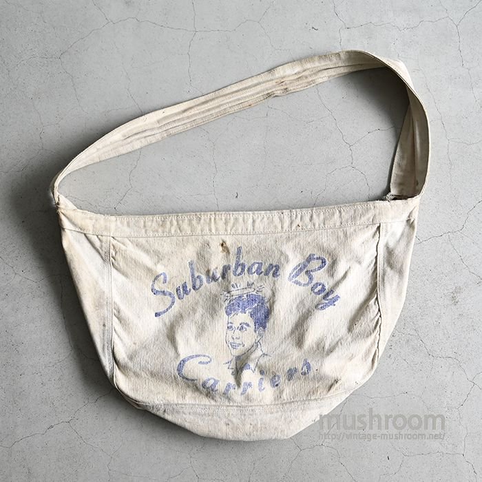 OLD NEWSPAPER BAG（WATER PRINT） - 古着屋 ｜ mushroom