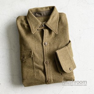 UNKNOWN L/S WOOL SHIRT WITH CHINSTRAP DEADSTOCK 