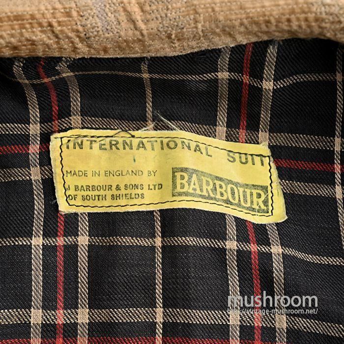 BARBOUR INTERNATIONAL WAXED JACKET（YELLOW LABEL） - 古着屋