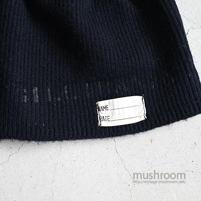 WW1-WW2 U.S.NAVY WATCH CAP WITH STENCIL - 古着屋 ｜ mushroom