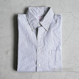 BROOKS BROTHERS TATTERSALL CHECKED BD SHIRT（GOOD CONDITION/15 1/2-3）